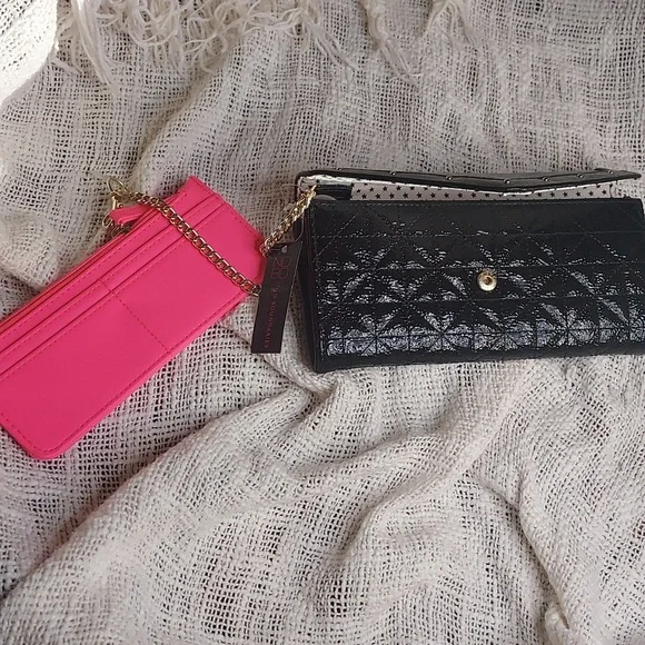 Patent Leather Gold Studded Wallet Clutch w/Removable Card Insert by NOBO - Picture 5 of 8